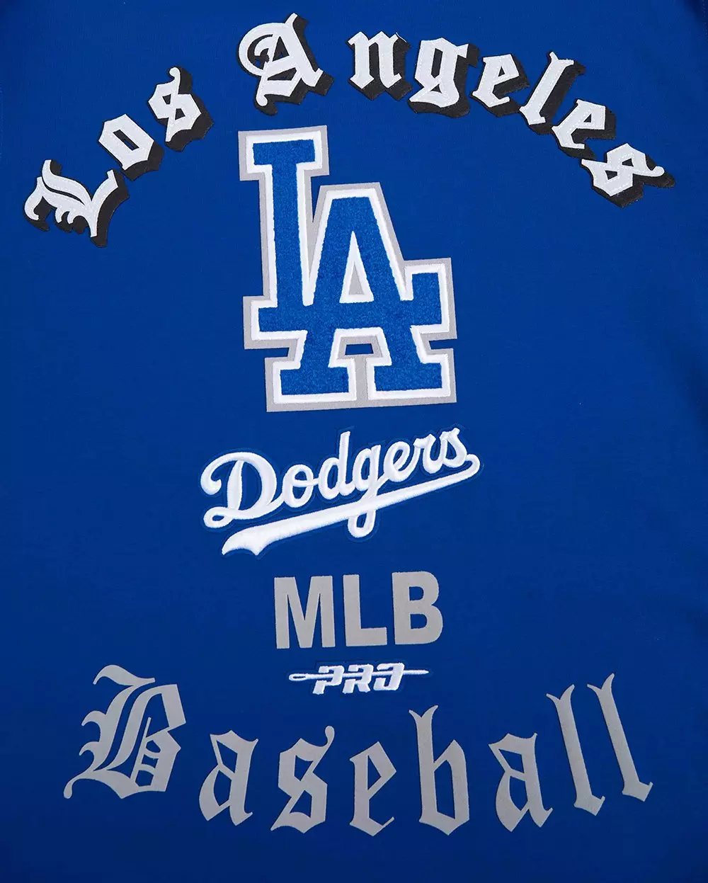 Pro Standard Men's MLB Los Angeles Dodgers Old English Tee - Blue - BLUE