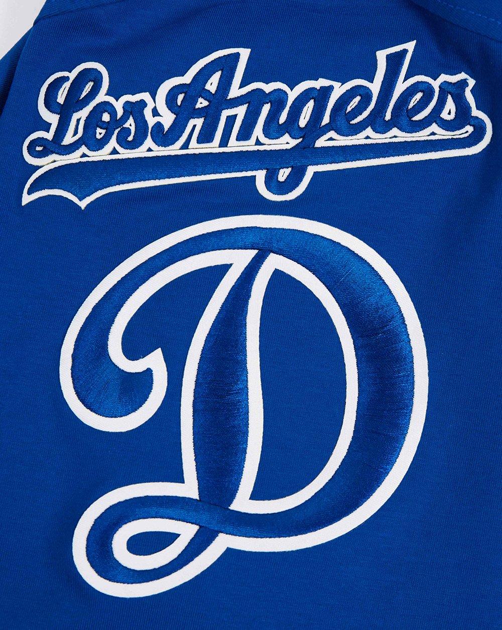 Pro Standard Men's MLB Los Angeles Dodgers Old English Tee - Blue - BLUE Thumbnail View 6