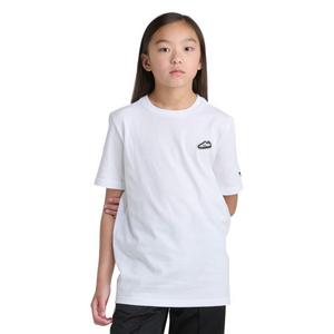 adidas Original Big Kids' Short Sleeve Samba Shoe Tee -White