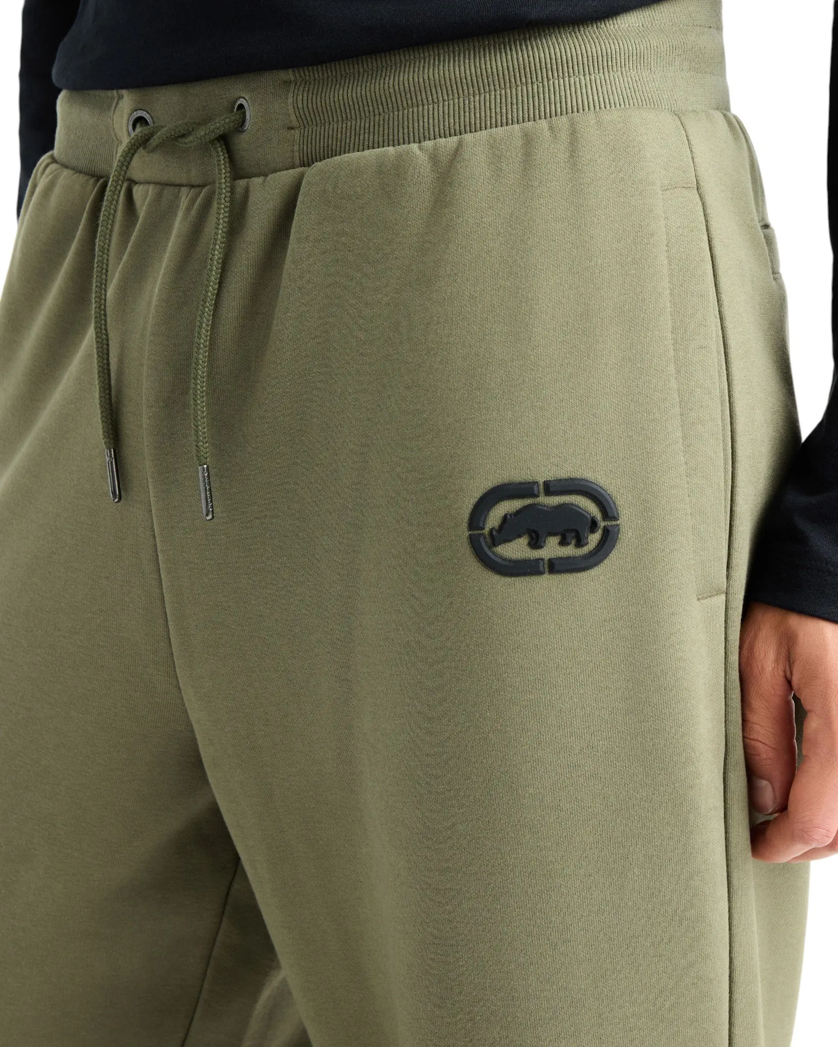 ecko unltd. Men's Classic Wide Leg Sweatpants - Olive - OLIVE