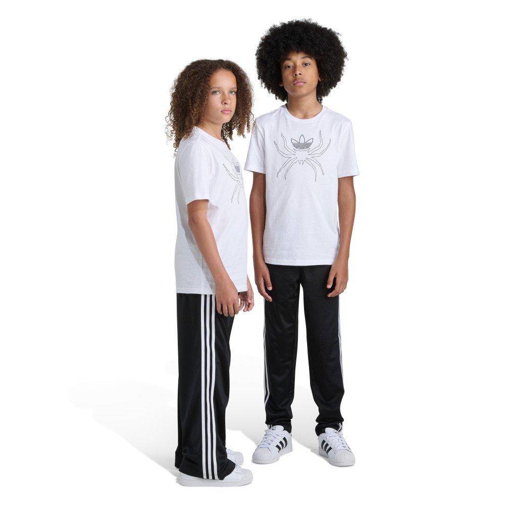 adidas Originals Short Sleeve Spider Graphic Big Kids' White Tee