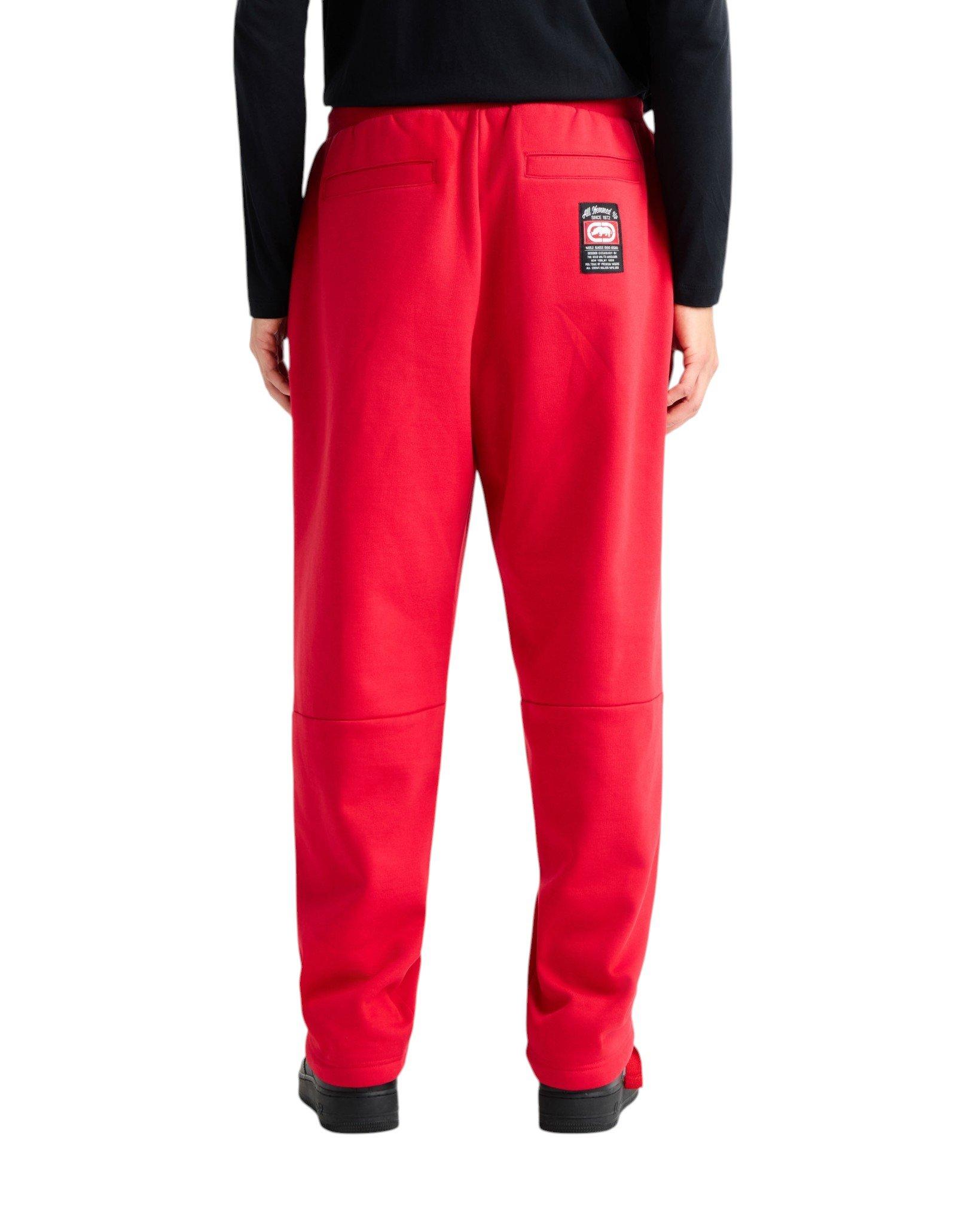 ecko unltd. Men's Classic Wide Leg Sweatpants - Red - RED