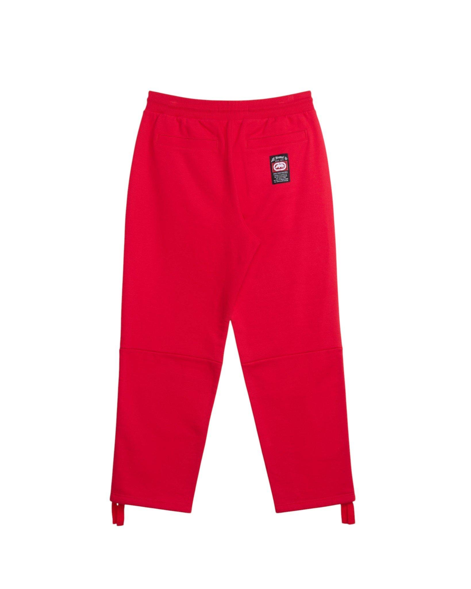 ecko unltd. Men's Classic Wide Leg Sweatpants - Red - RED