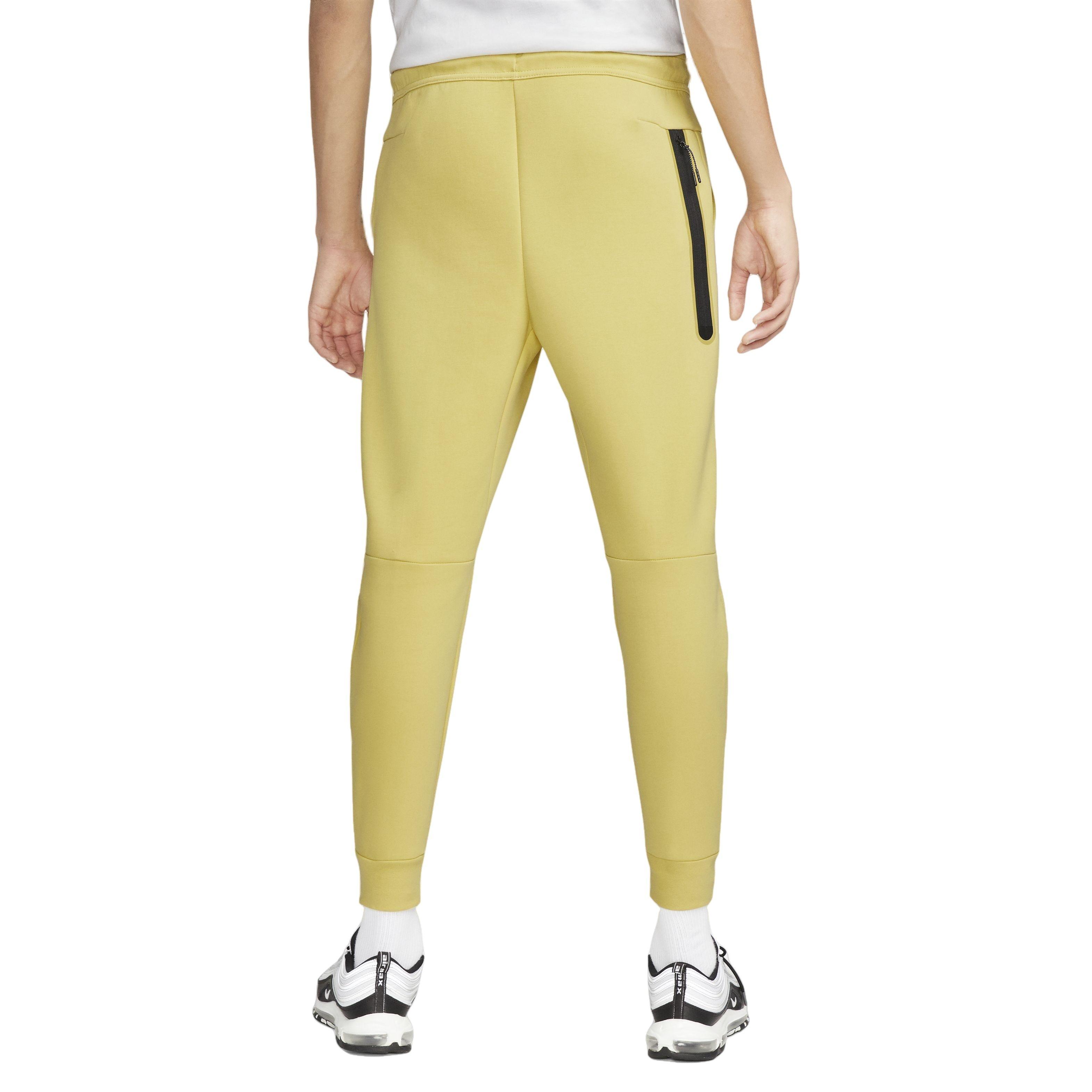 Nike Men's Sportswear Tech Fleece Joggers-Yellow