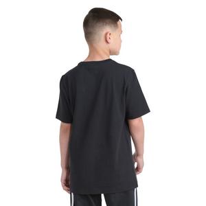adidas Originals Big Kids' Short Sleeve Logo Crackle Tee -Black