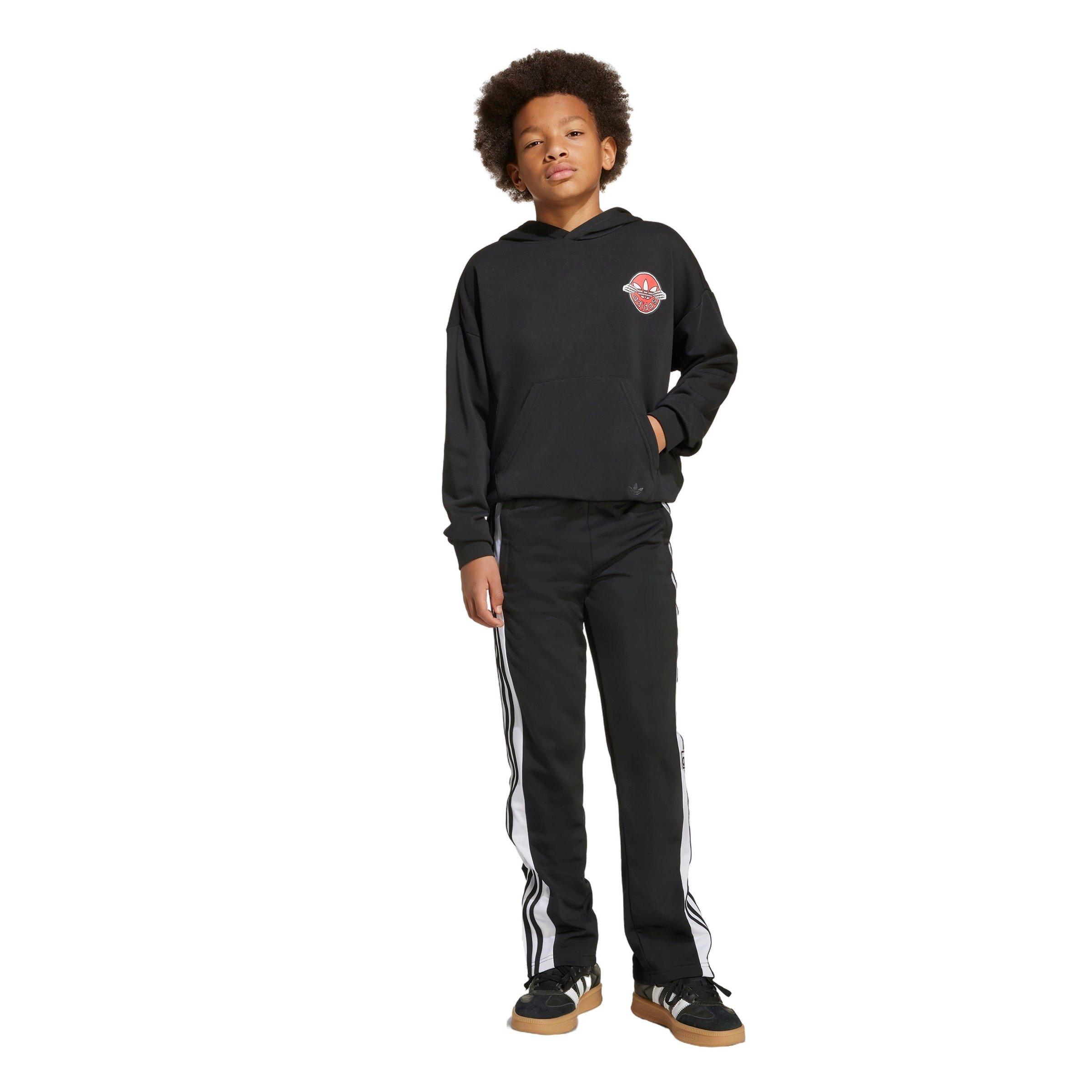 adidas Originals Big Kids' Black Skeleton Hoodie