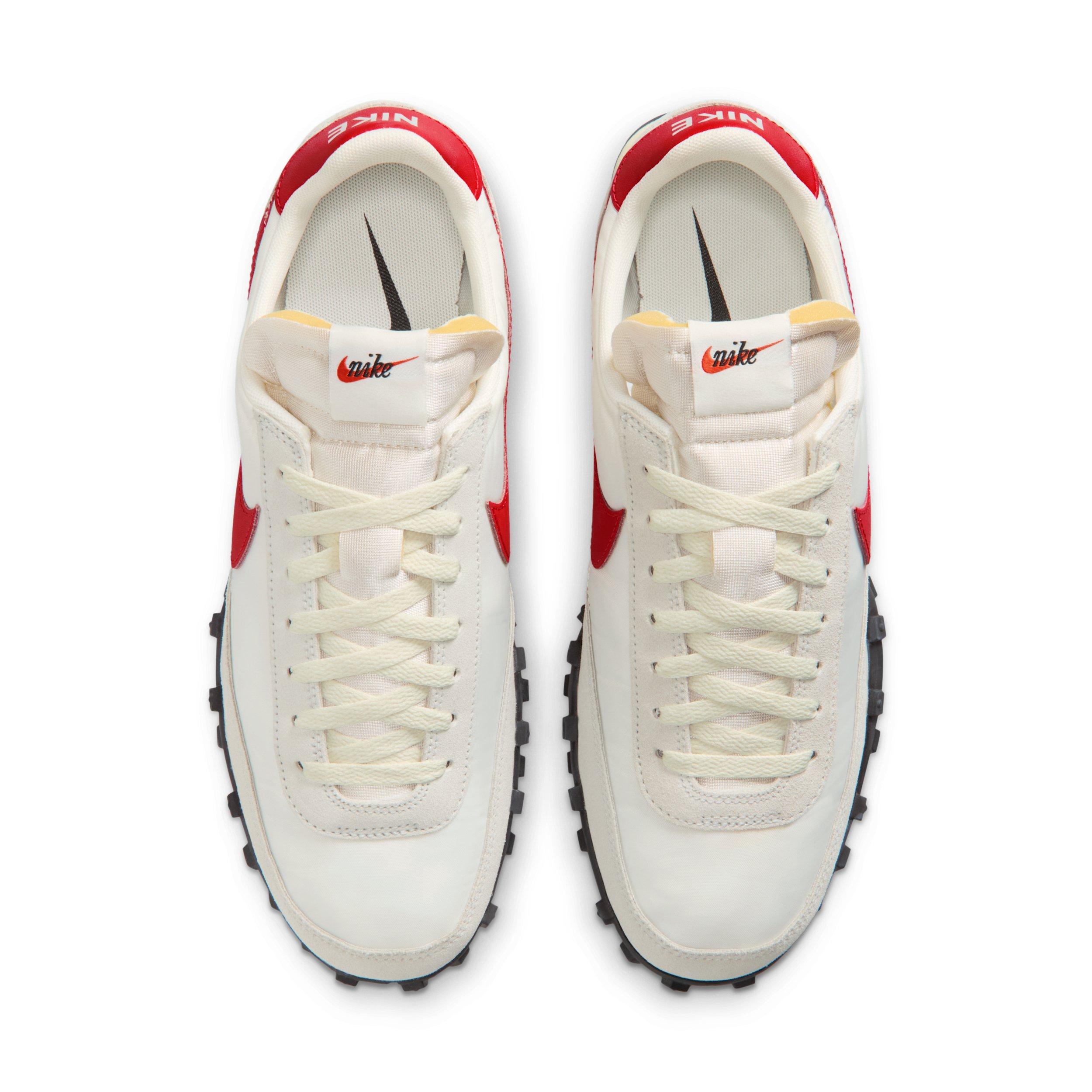 Nike Waffle Racer "Summit White/Photon Dust/Sail/University Red" Men's Shoe - WHITE/DUST/SAIL/RED Thumbnail View 4