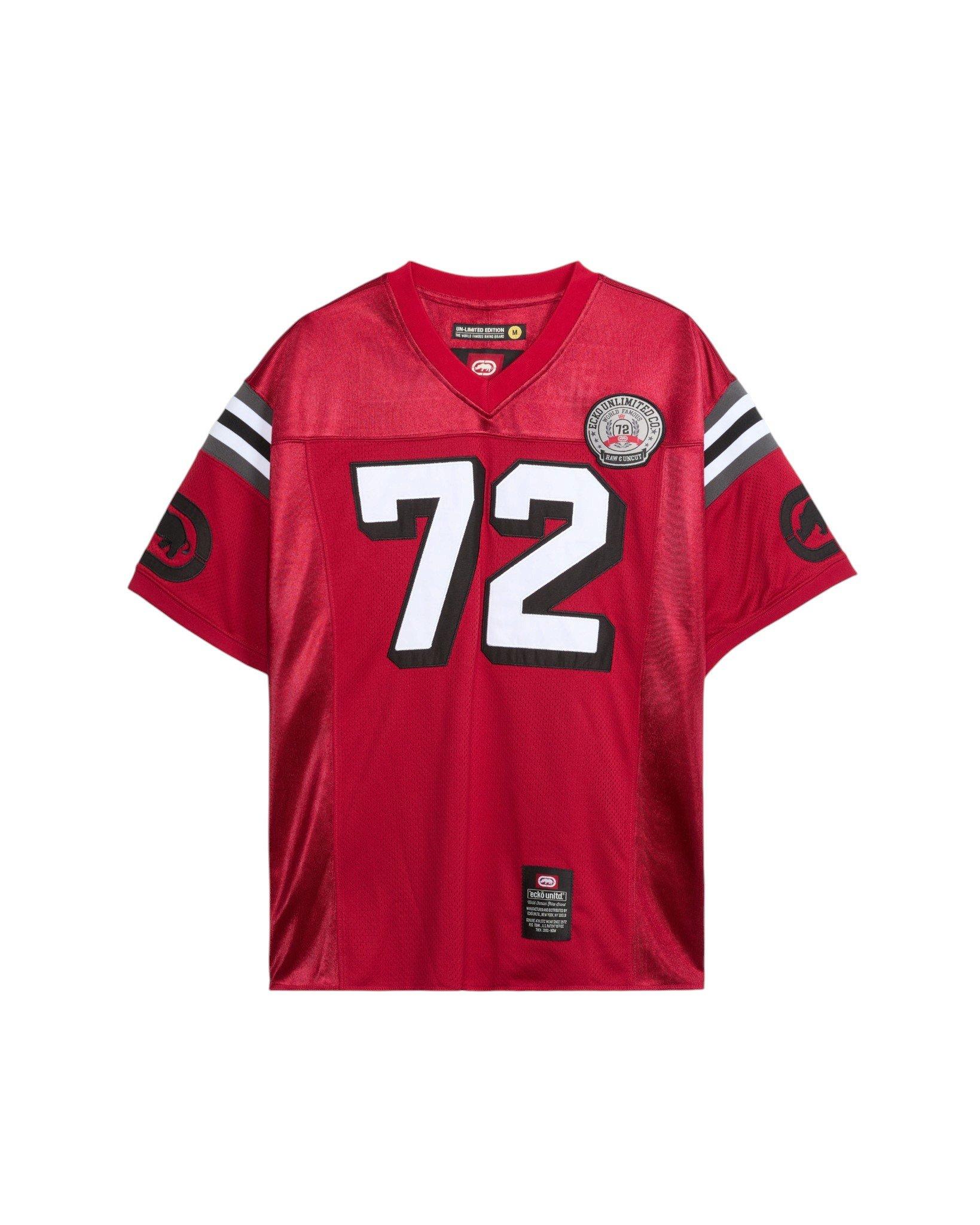 ecko unltd. Men's Lennox Short Sleeve Knit Jersey - Red - RED