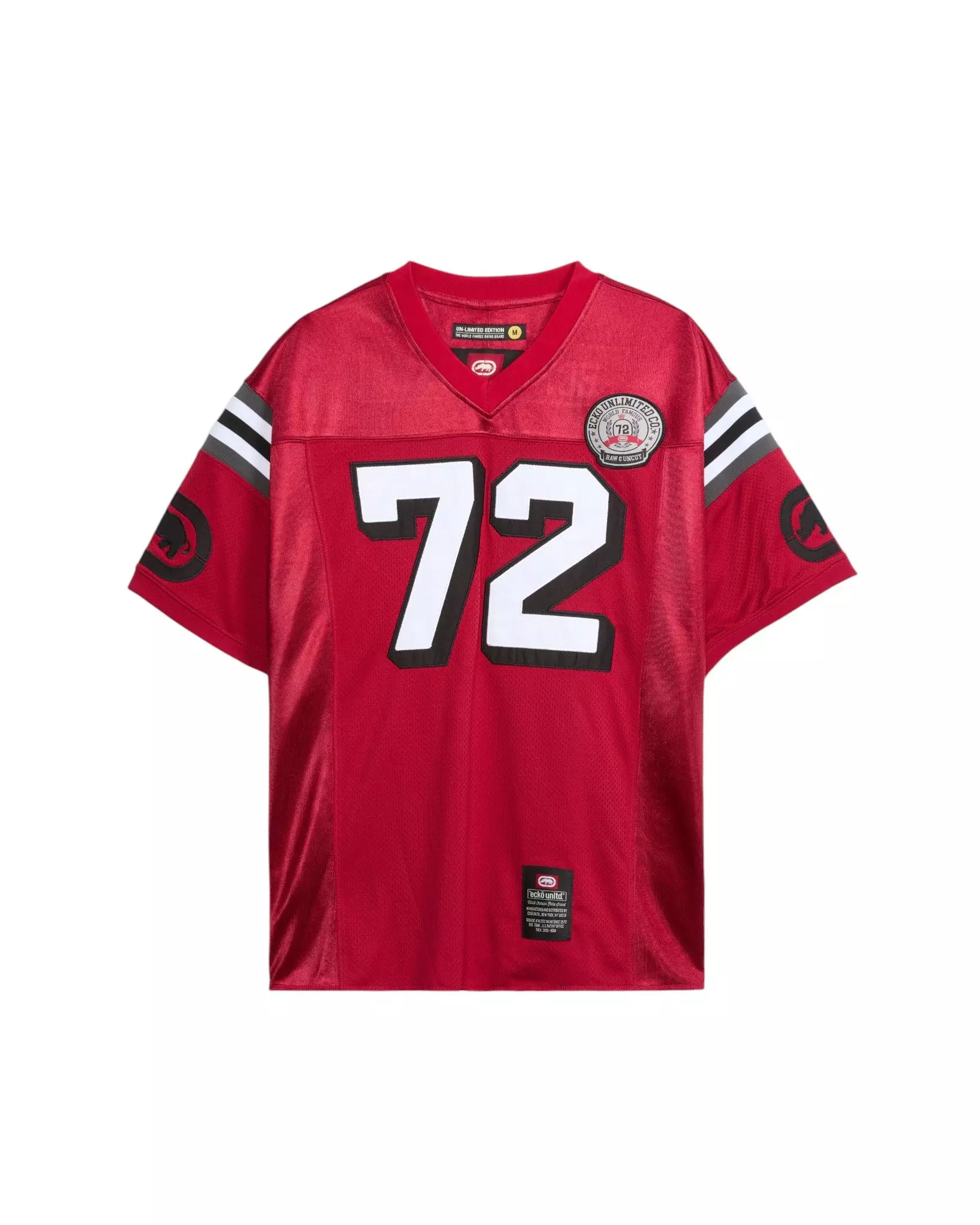 ecko unltd. Men's Lennox Short Sleeve Knit Jersey - Red - RED