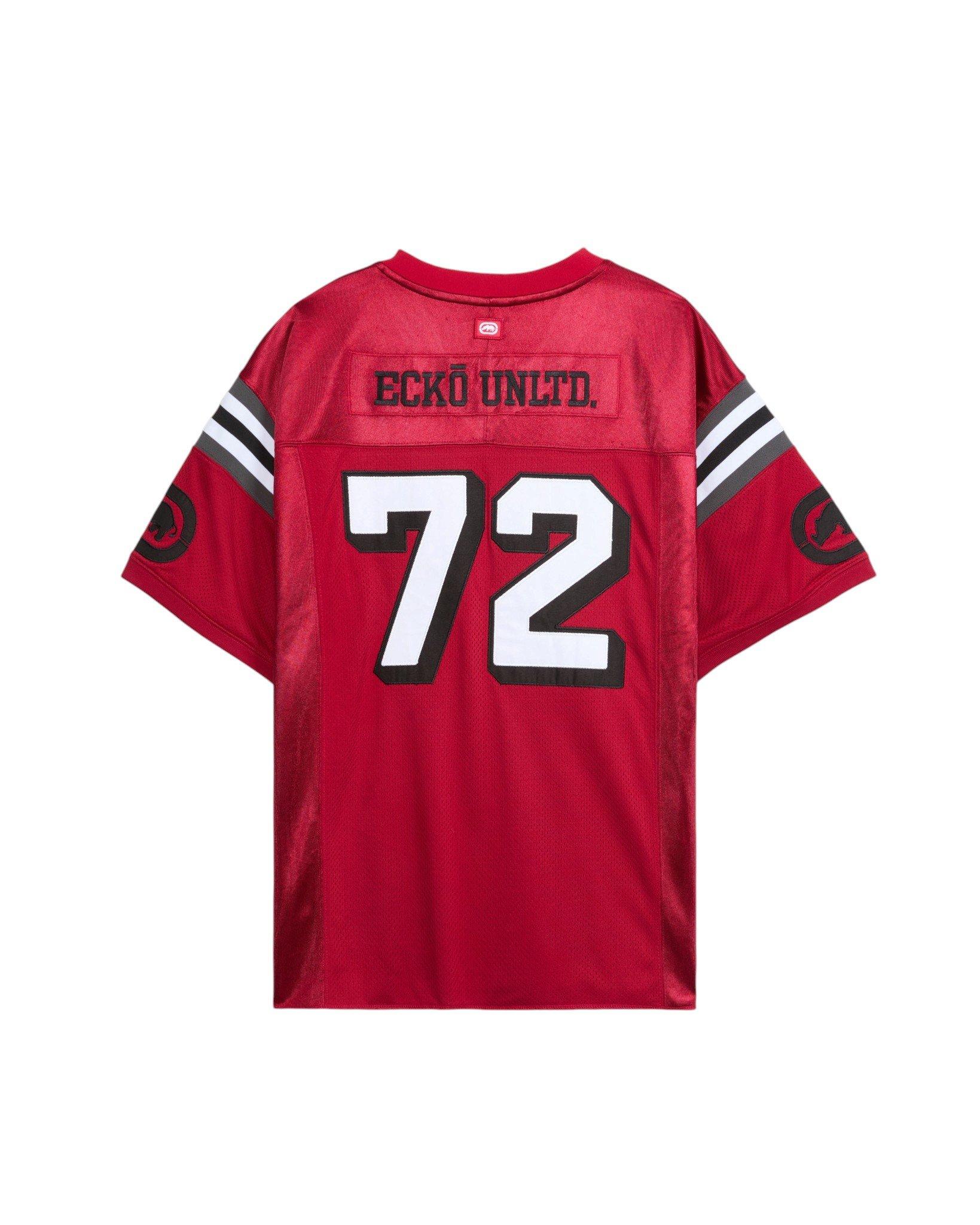 ecko unltd. Men's Lennox Short Sleeve Knit Jersey - Red - RED