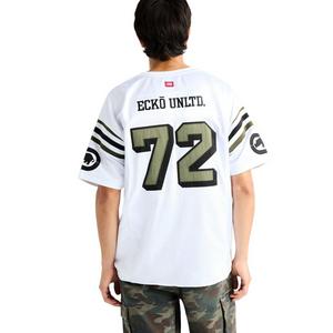 ecko unltd. Men's Lennox Short Sleeve Knit Jersey - White - WHITE