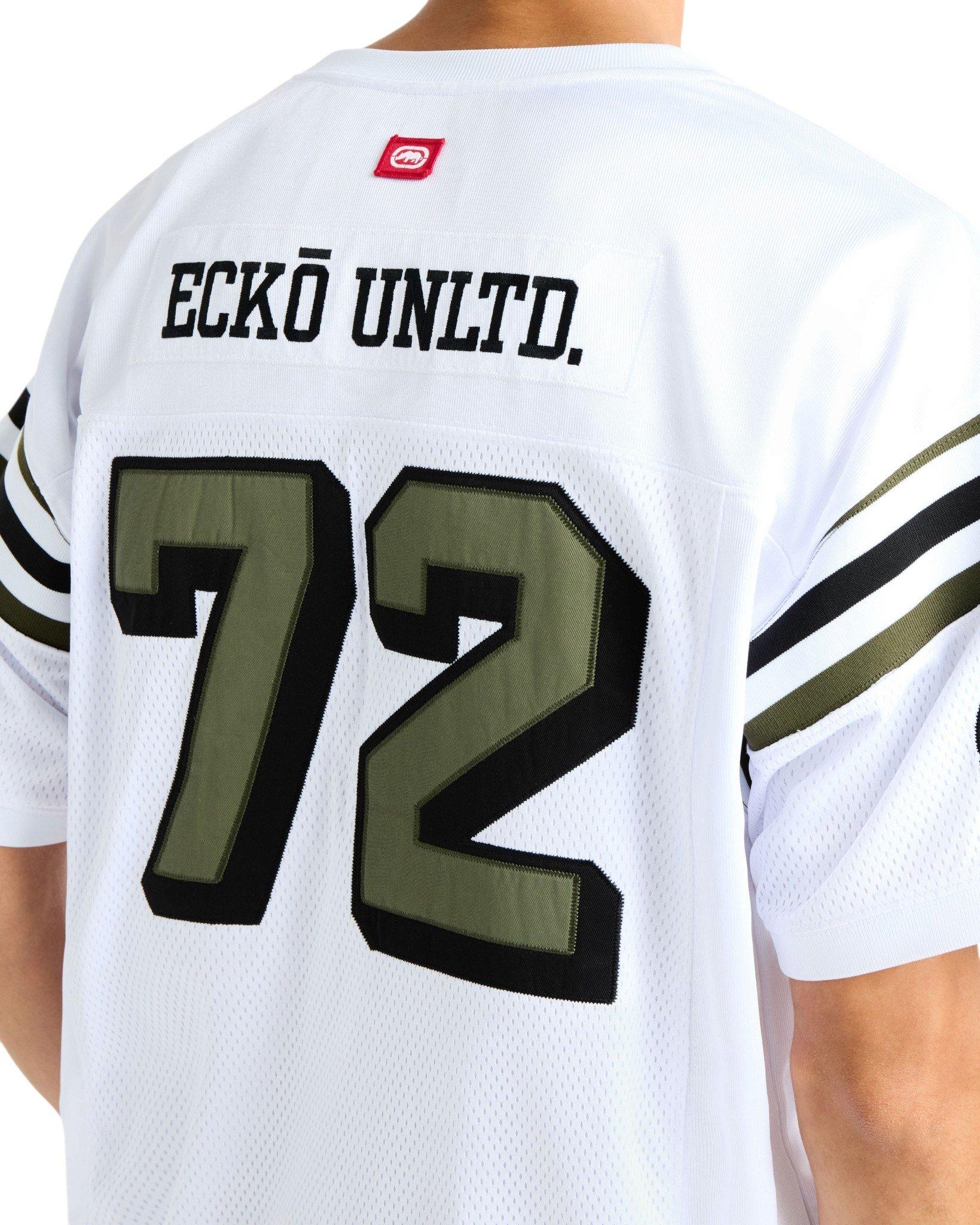 ecko unltd. Men's Lennox Short Sleeve Knit Jersey - White - WHITE