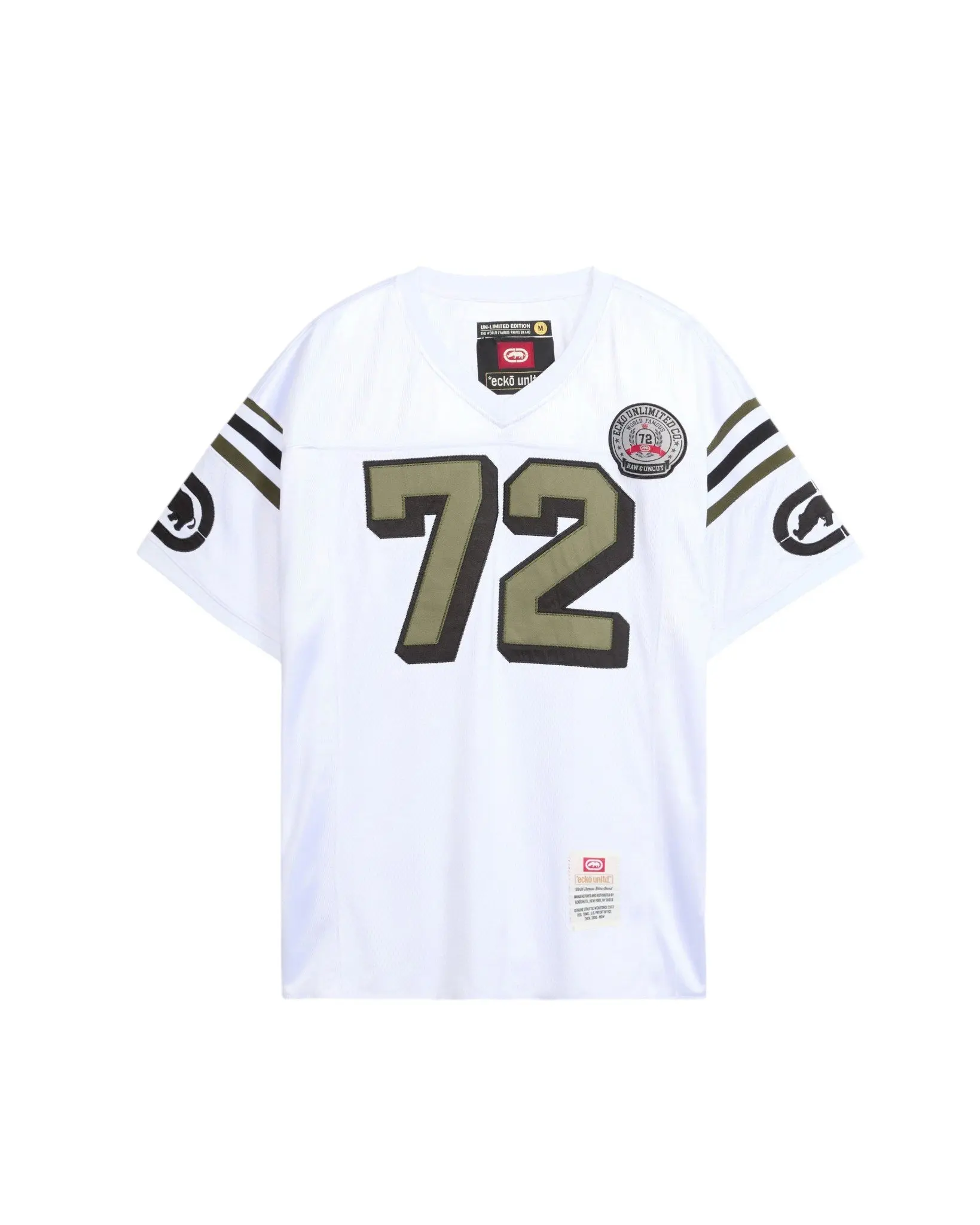 ecko unltd. Men's Lennox Short Sleeve Knit Jersey - White - WHITE