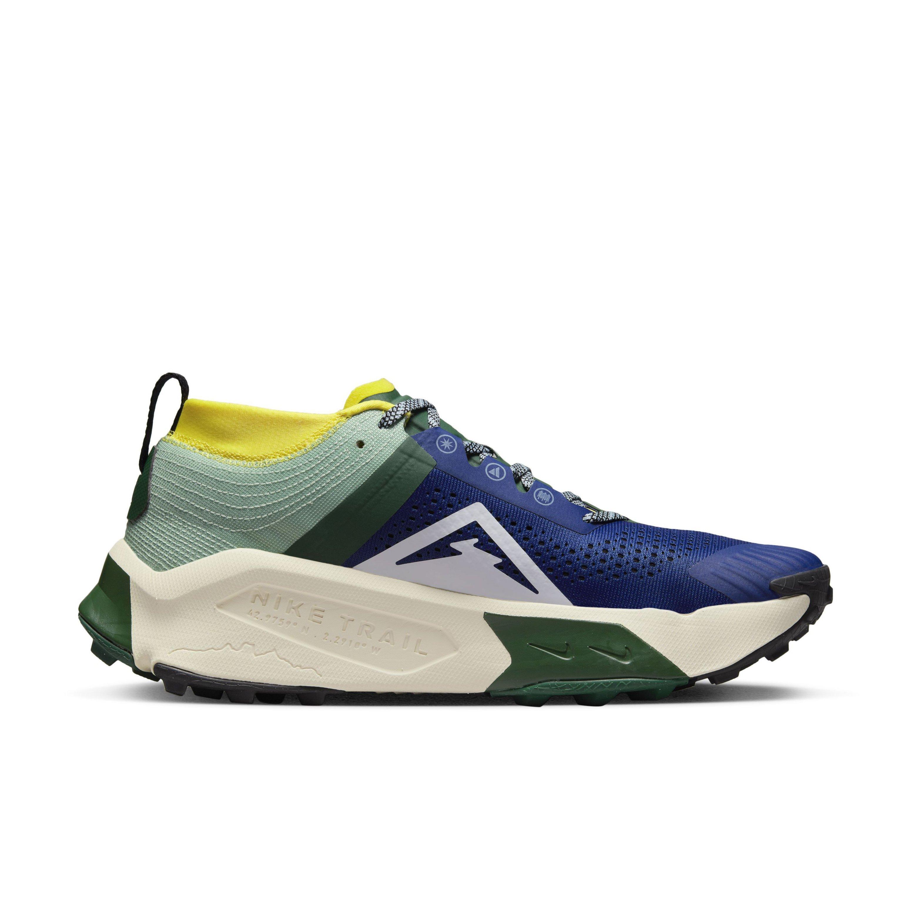 Nike Zegama "Deep Royal Blue/White/Yellow Strike" Men's Trail Running Shoe - BLUE Thumbnail View 1