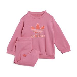 adidas Originals Infants' Trefoil Crew Set -Pink