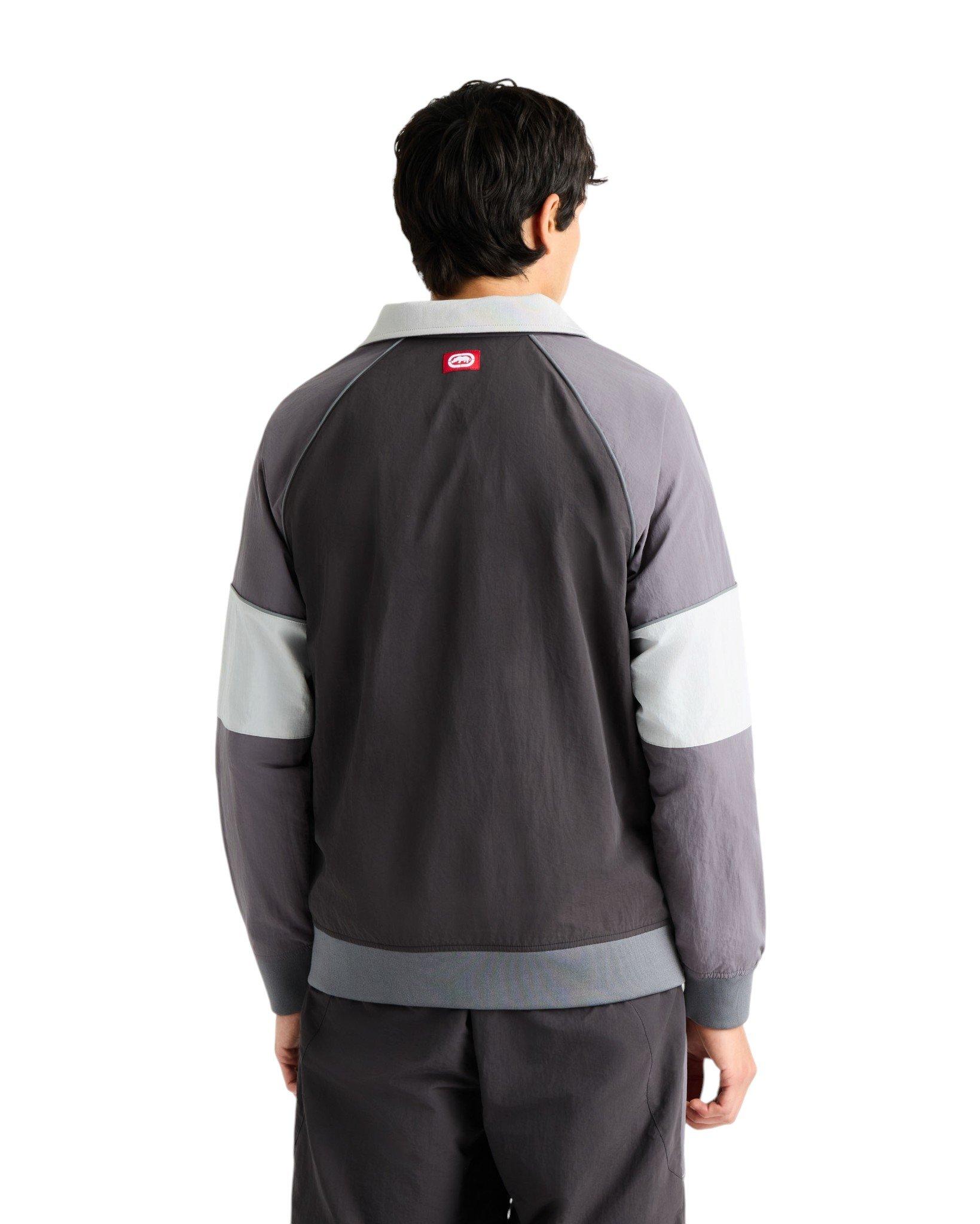 ecko unltd. Men's Desmo Track Jacket - Charcoal - CHARCOAL
