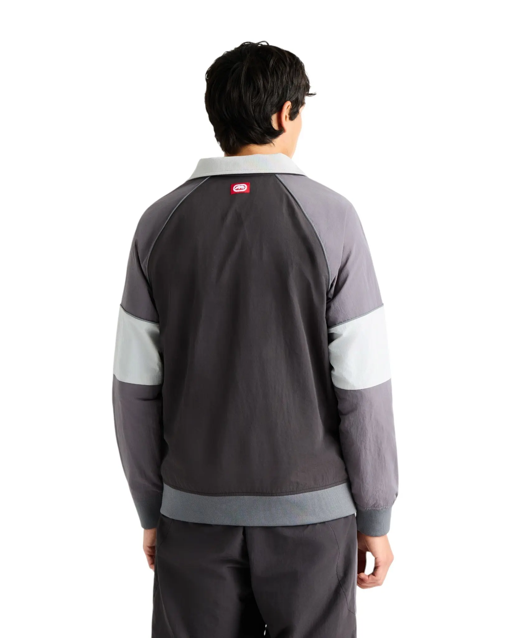 ecko unltd. Men's Desmo Track Jacket - Charcoal - CHARCOAL