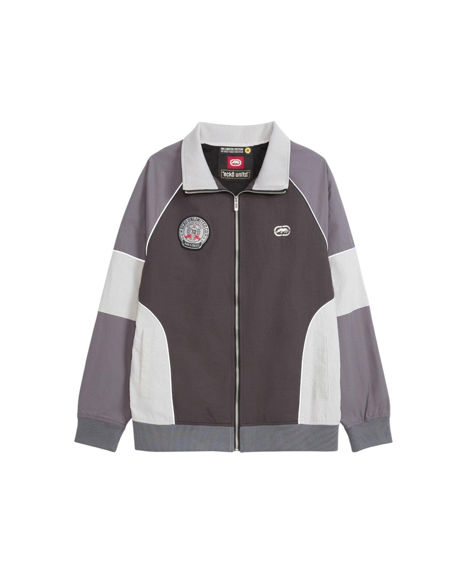 ecko unltd. Men's Desmo Track Jacket - Charcoal - CHARCOAL