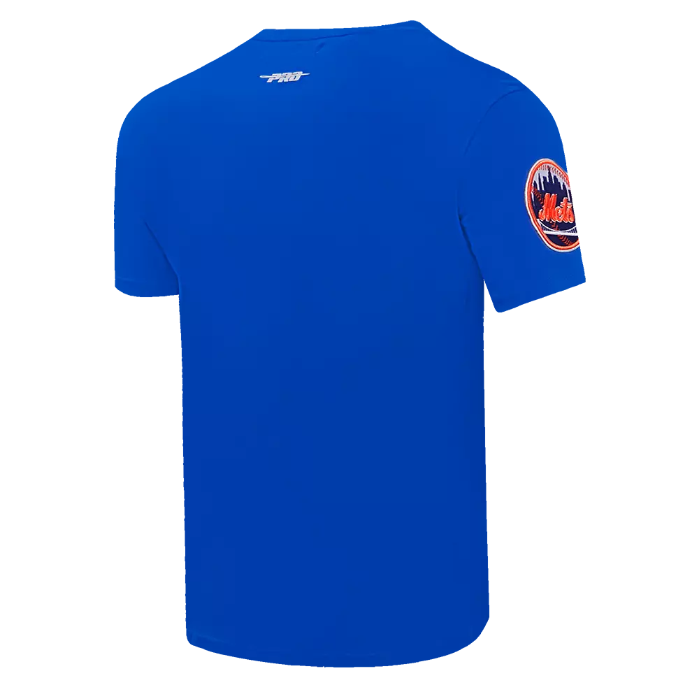 Pro Standard Men's MLB New York Mets Old English Tee - Blue - BLUE