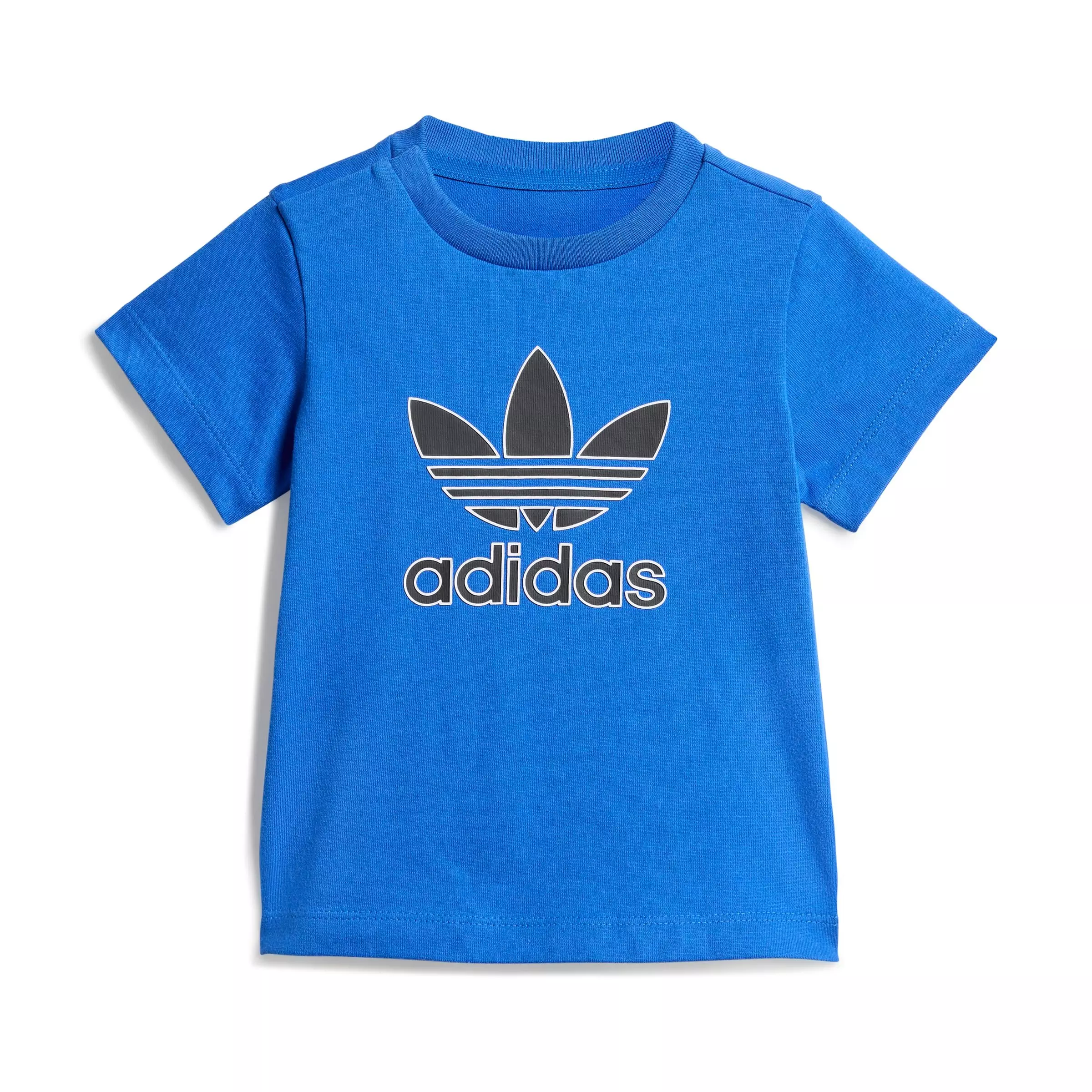 adidas Originals Infants' Short Tee Set Big Logo Execution Set -Blue - BLUE