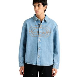 ecko unltd. Men's Ridgewood Lt Wash Denim Jacket - LT BLUE