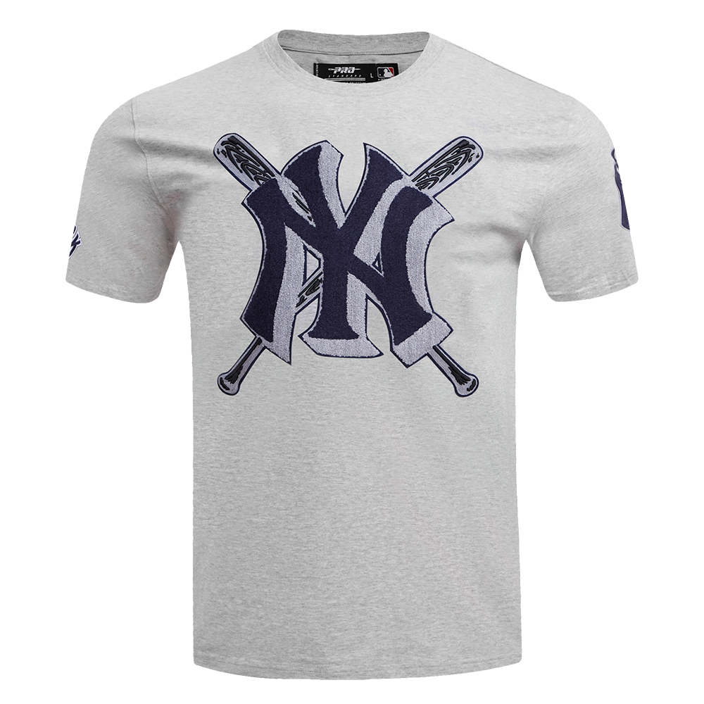 Pro Standard Men's MLB New York Yankees Mashup Top - Grey - GREY Thumbnail View 1