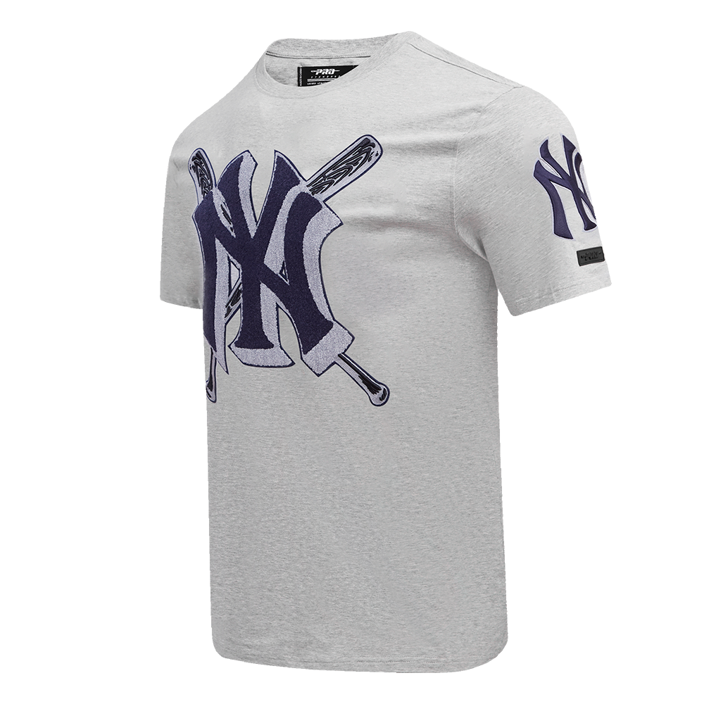 Pro Standard Men's MLB New York Yankees Mashup Top -Grey - GREY Thumbnail View 3