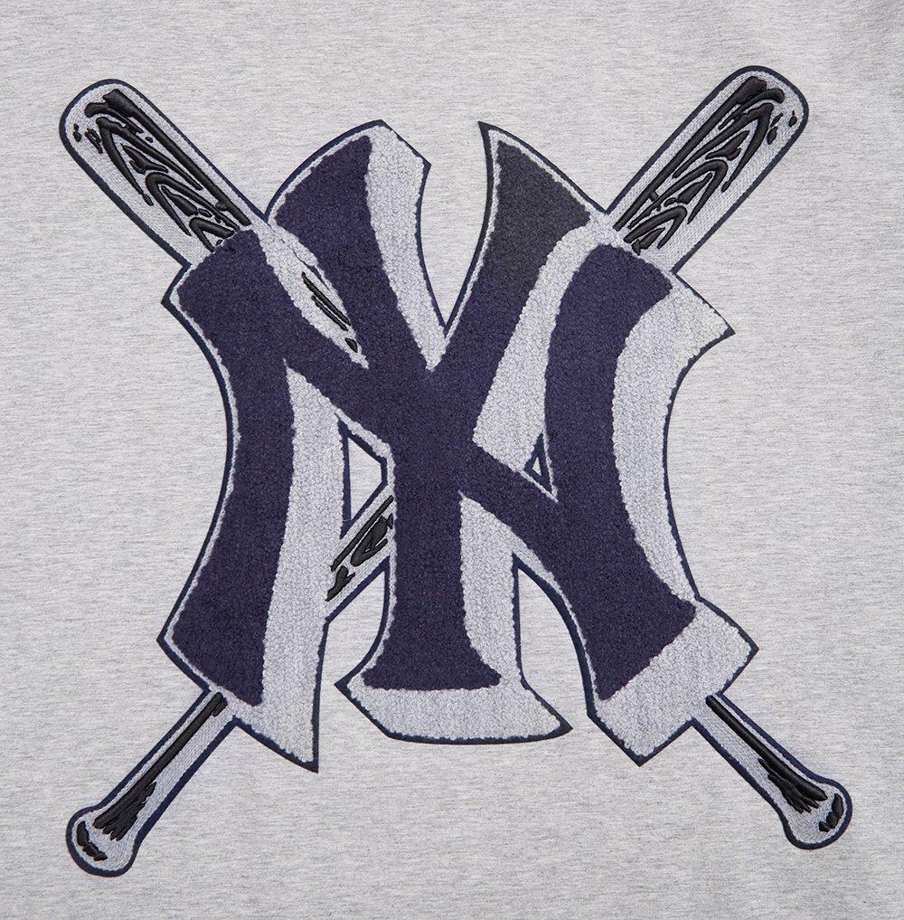 Pro Standard Men's MLB New York Yankees Mashup Top - Grey - GREY Thumbnail View 5