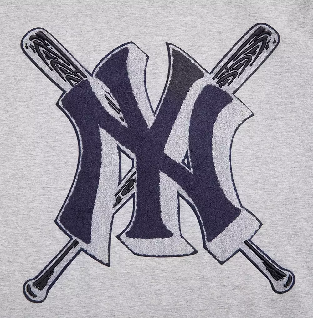 Pro Standard Men's MLB New York Yankees Mashup Top -Grey - GREY