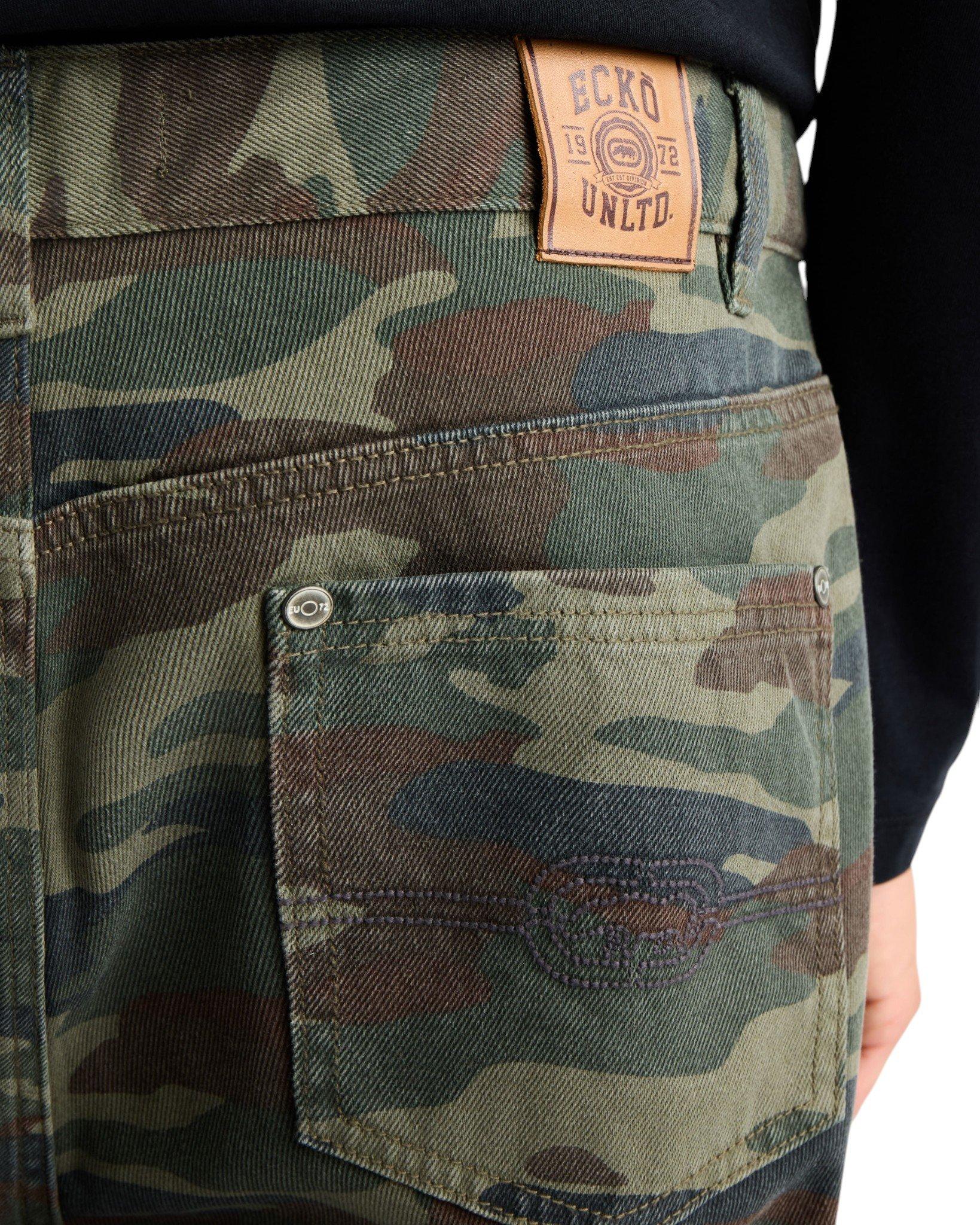 ecko unltd. Men's Surplus Camo Denim Pants - CAMOUFLAGE