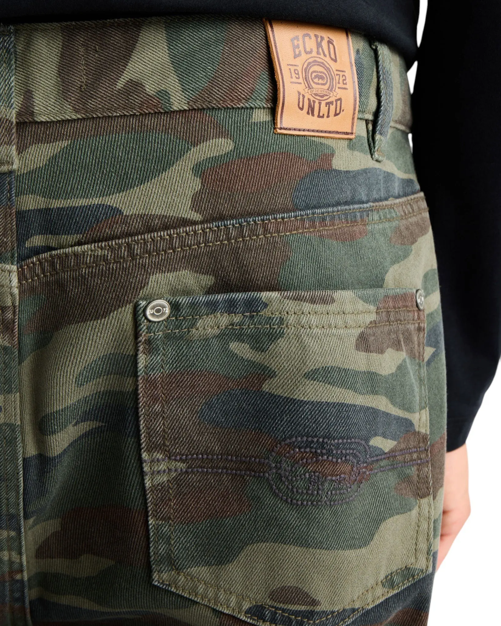 ecko unltd. Men's Surplus Camo Denim Pants - CAMOUFLAGE
