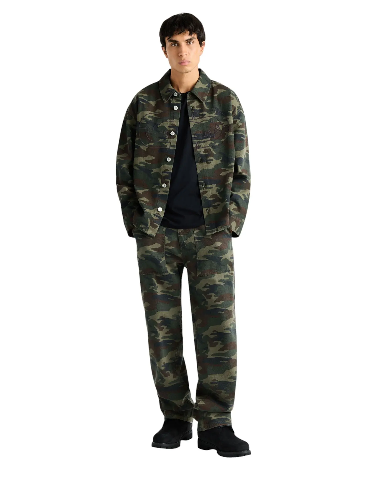 ecko unltd. Men's Surplus Camo Denim Pants - CAMOUFLAGE