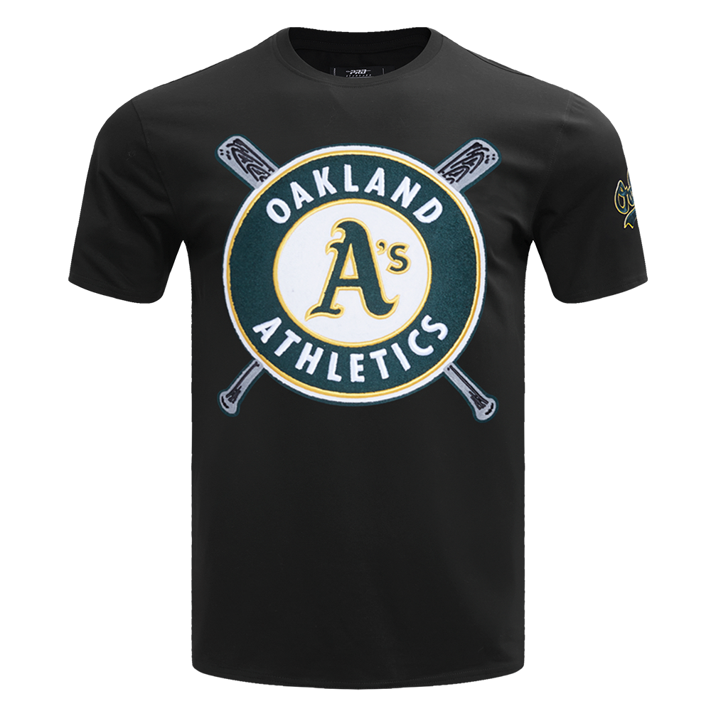 Pro Standard Men's MLB Oakland Athletics Mashup Top - Black - BLACK Thumbnail View 1