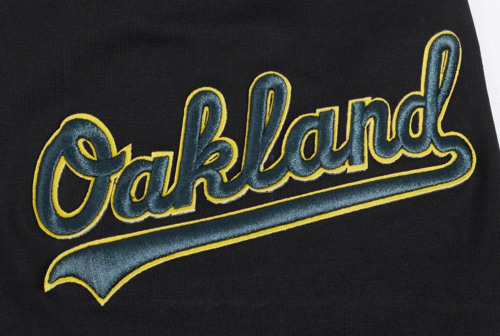 Pro Standard Men's MLB Oakland Athletics Mashup Top - Black - BLACK Thumbnail View 7