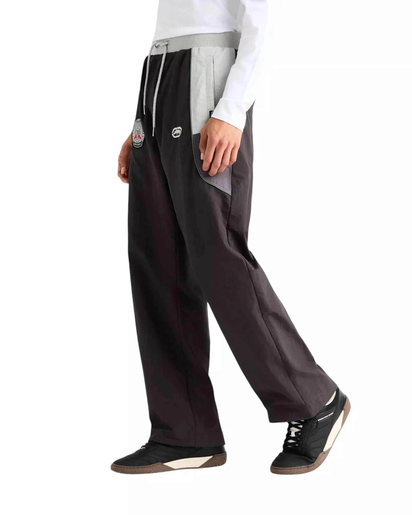 ecko unltd. Men's Desmo Track Pants - Charcoal - CHARCOAL