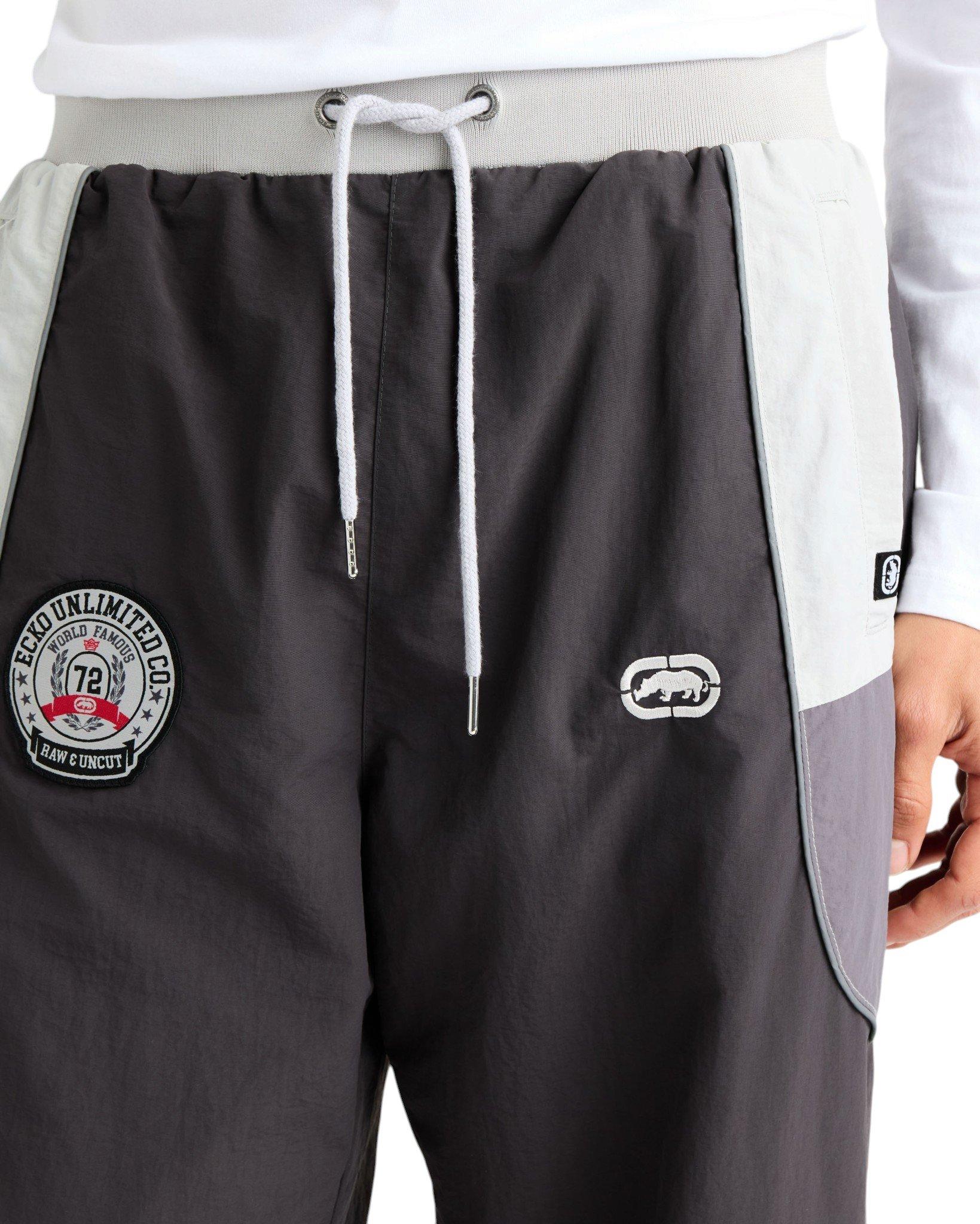 ecko unltd. Men's Desmo Track Pants - Charcoal - CHARCOAL