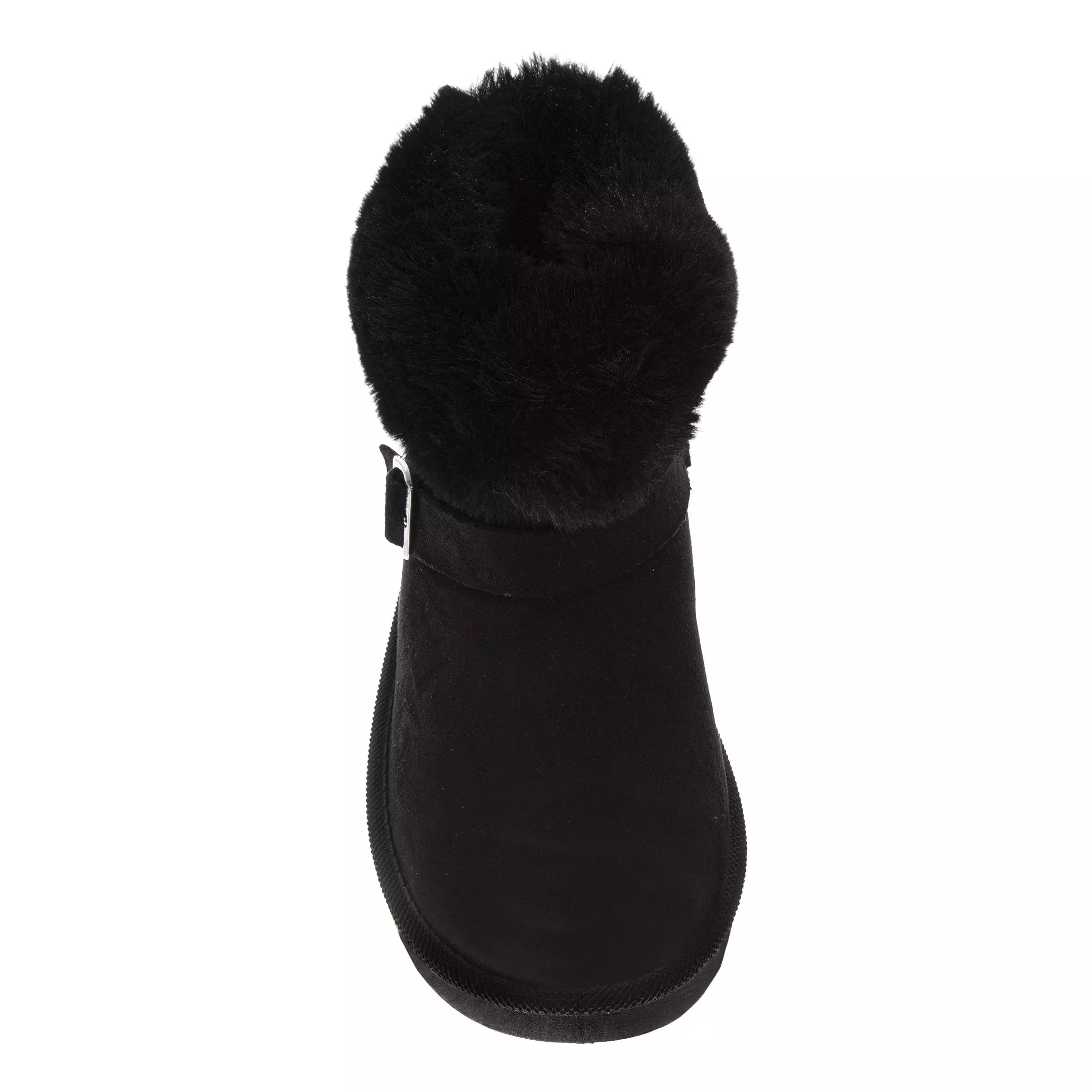 Avalanche Faux Suede Winter "Black" Women's Shoe - BLACK