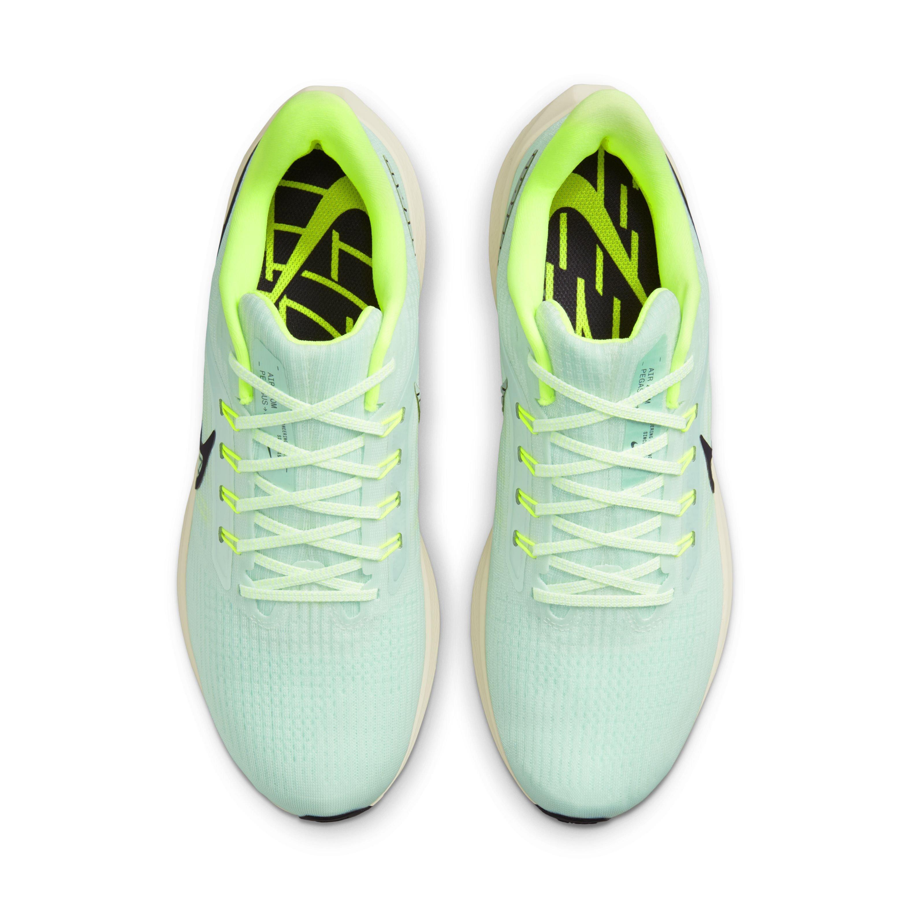 Nike Pegasus 39 "Barely Green/Cave Purple/Mint Foam/Volt" Men's Running Shoe - GREEN Thumbnail View 4