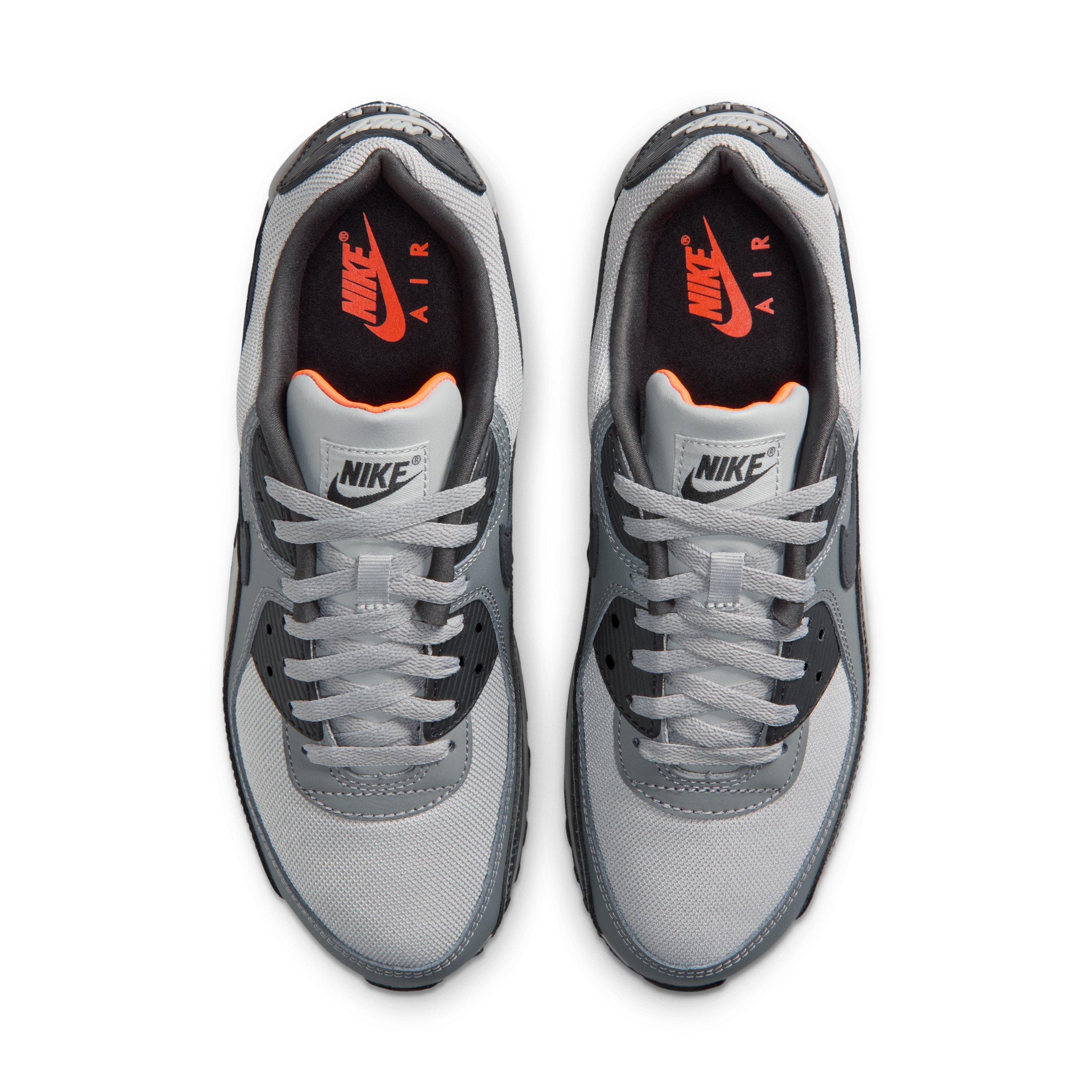 Nike Air Max 90 Premium "Multi-Color/Multi-Color/Hyper Crimson/Black" Men's Shoe - MULTI COLOR/MULTI COLOR/CRIMSON/BLACK