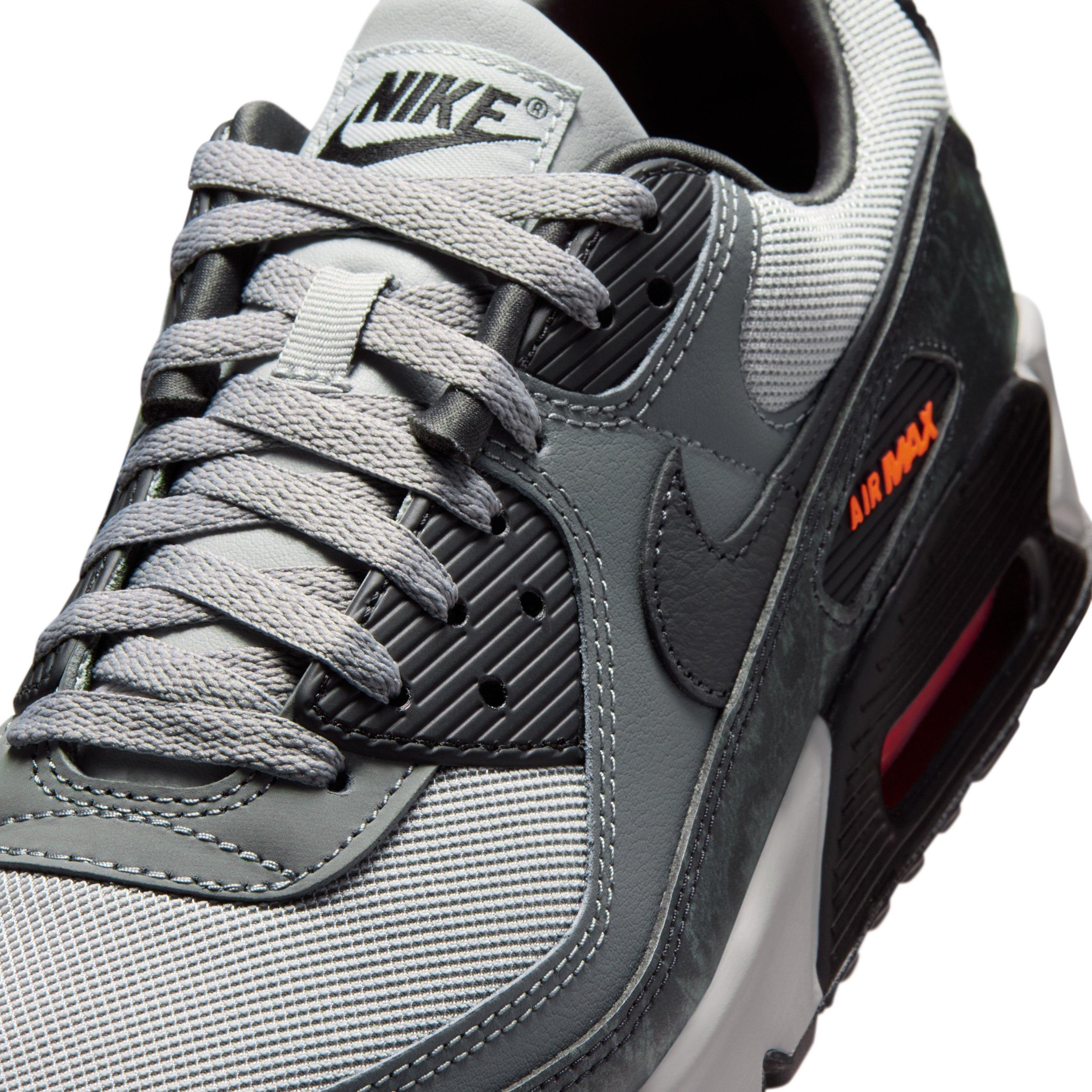 Nike Air Max 90 Premium "Multi-Color/Multi-Color/Hyper Crimson/Black" Men's Shoe - MULTI COLOR/MULTI COLOR/CRIMSON/BLACK