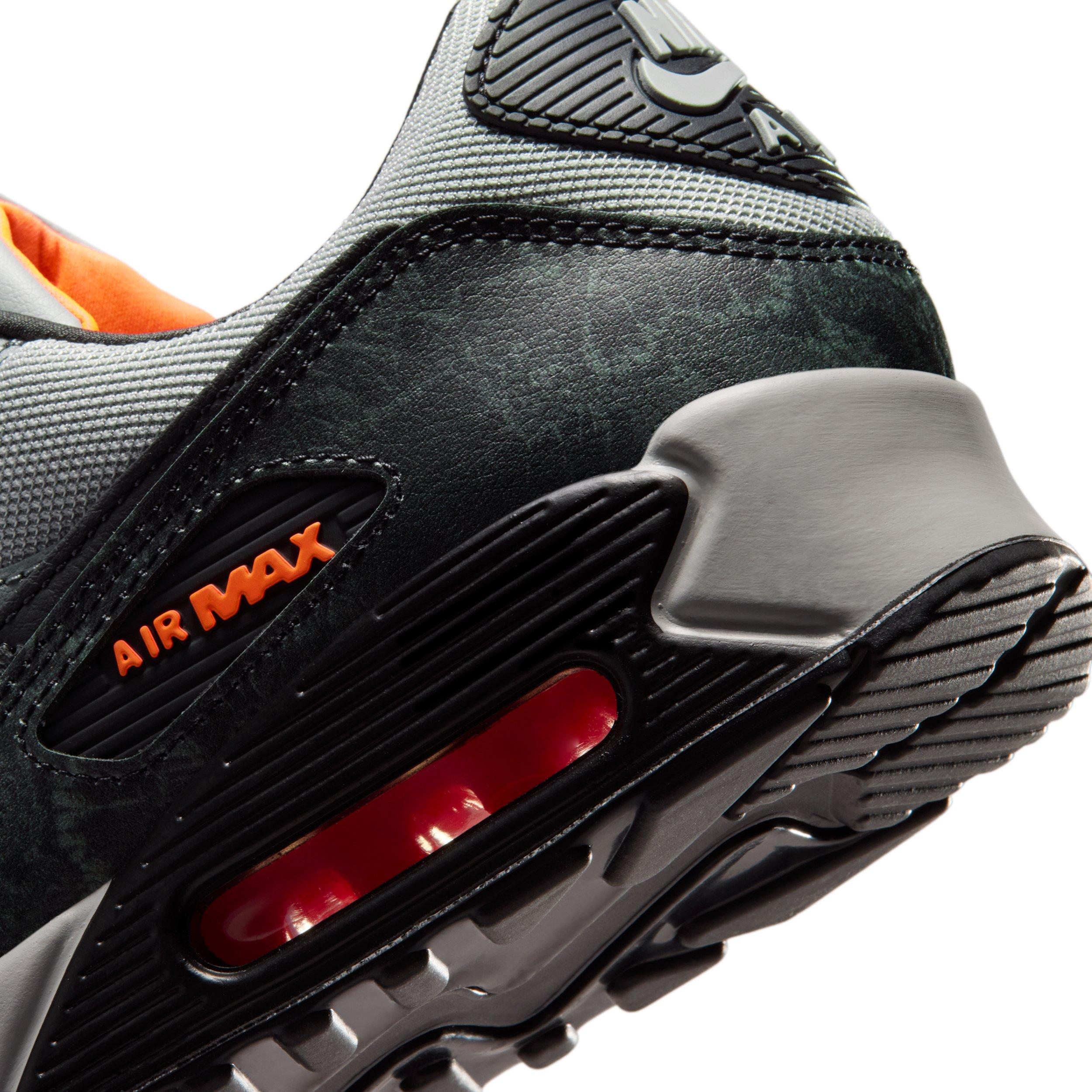 Nike Air Max 90 Premium "Multi-Color/Multi-Color/Hyper Crimson/Black" Men's Shoe - MULTI COLOR/MULTI COLOR/CRIMSON/BLACK