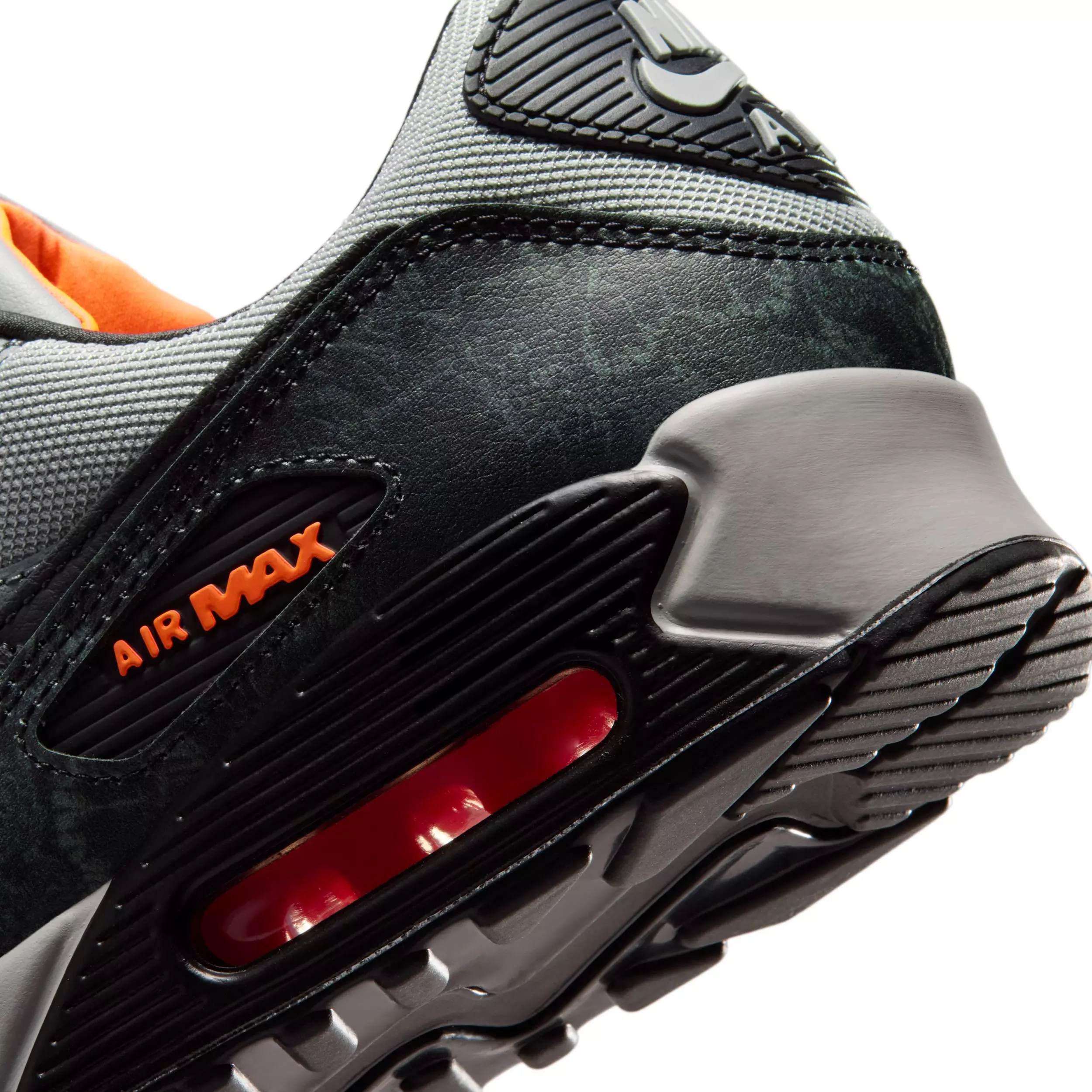 Nike Air Max 90 Premium "Multi-Color/Multi-Color/Hyper Crimson/Black" Men's Shoe - MULTI COLOR/MULTI COLOR/CRIMSON/BLACK