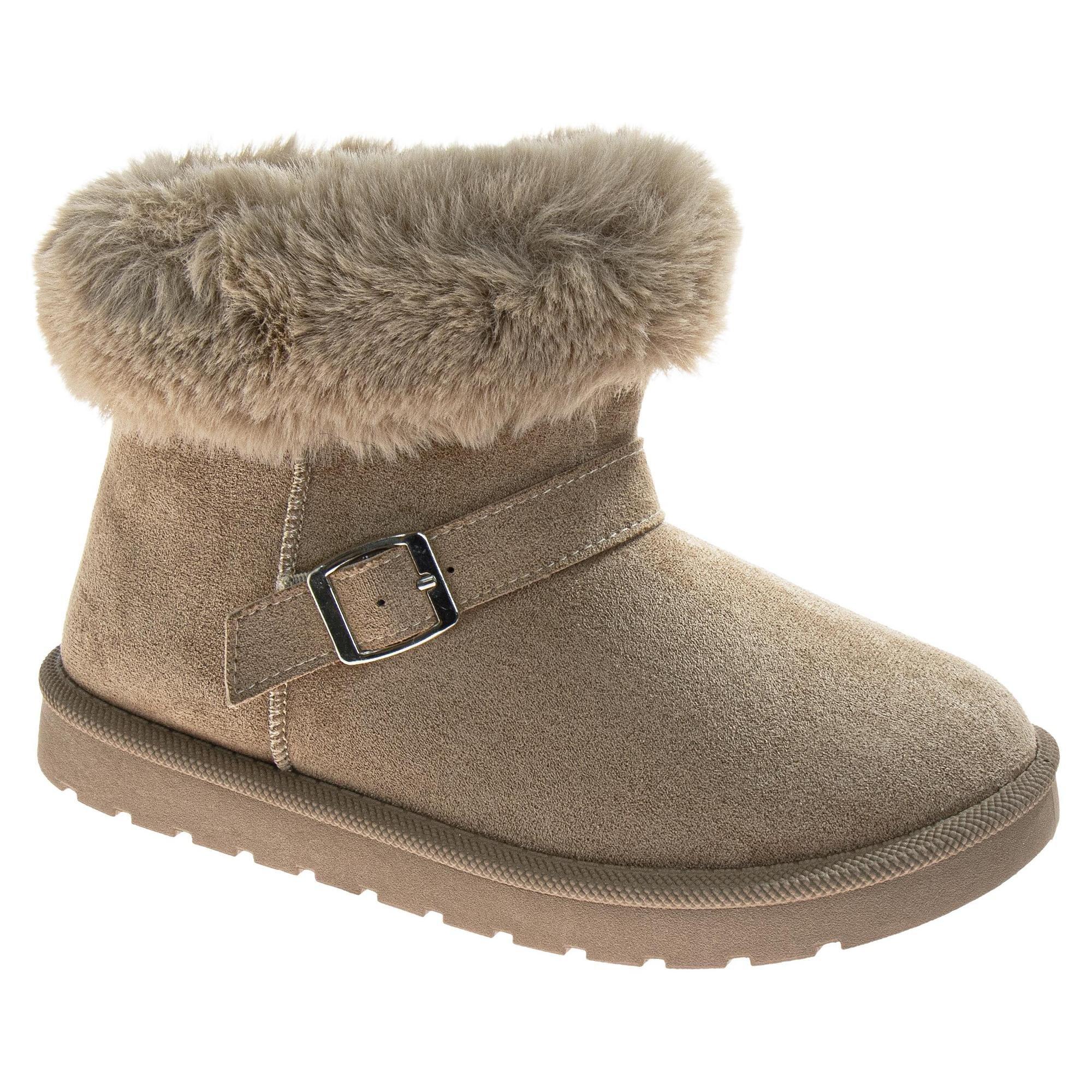 Avalanche Faux Suede Winter "Sand" Women's Shoe - SAND
