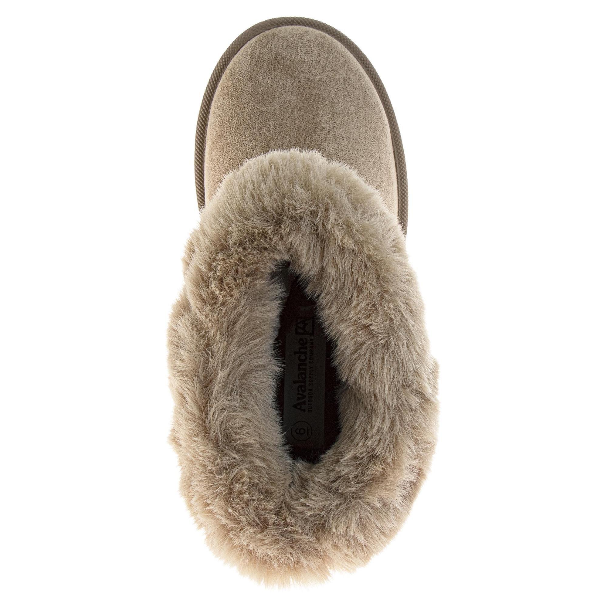 Avalanche Faux Suede Winter "Sand" Women's Shoe - SAND