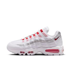 Nike Air Max 95 Big Bubble "White/Metallic Silver/Obsidian/Speed Red" Men's Shoe