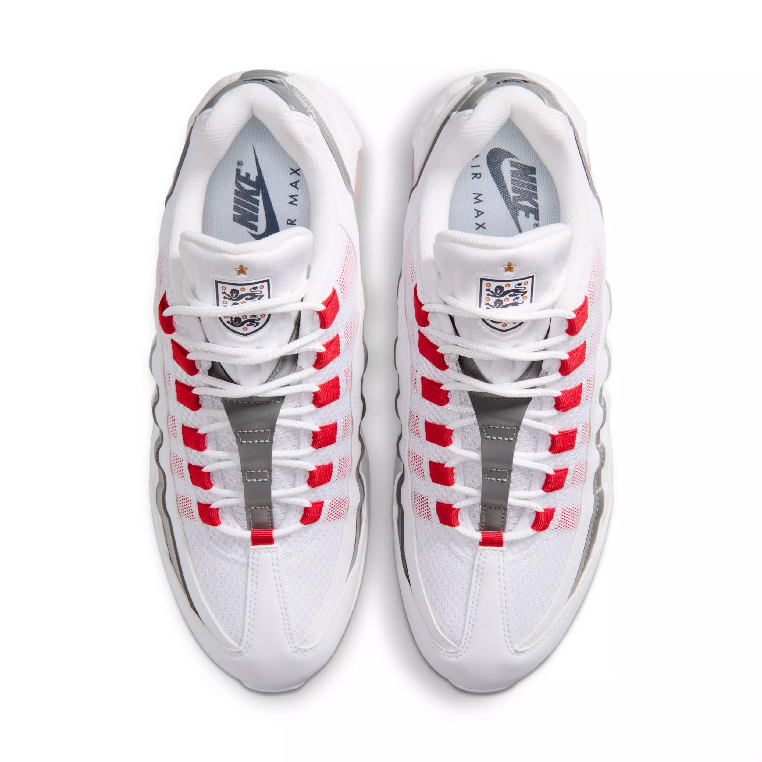 Nike Air Max 95 Big Bubble "White/Metallic Silver/Obsidian/Speed Red" Men's Shoe - WHITE/SILVER/OBSIDIAN/RED