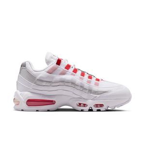 Nike Air Max 95 Big Bubble "White/Metallic Silver/Obsidian/Speed Red" Men's Shoe