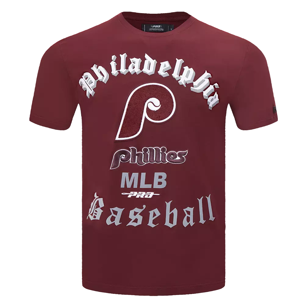 Pro Standard Men's MLB Philadelphia Phillies Retro Mashup Top -Wine - WINE