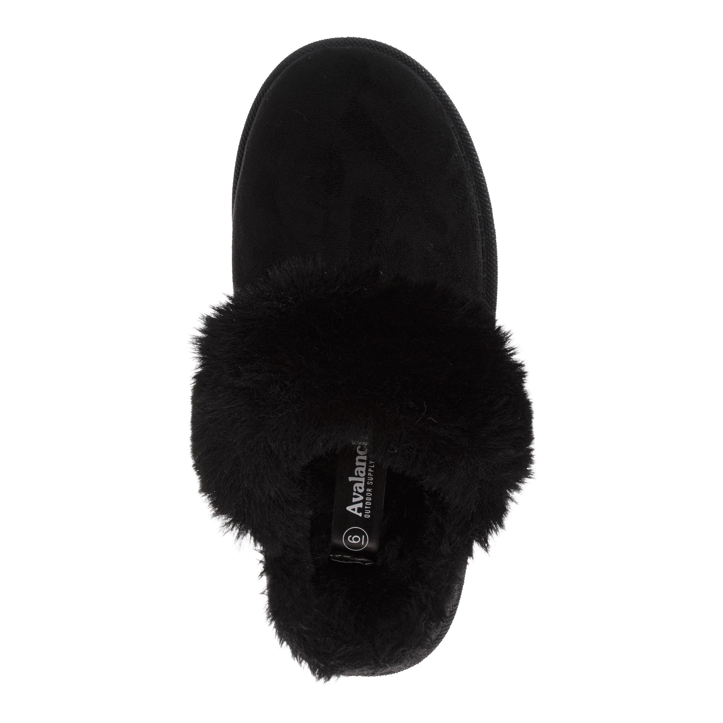 Avalanche Faux Fur "Black" Women's Shoe - BLACK