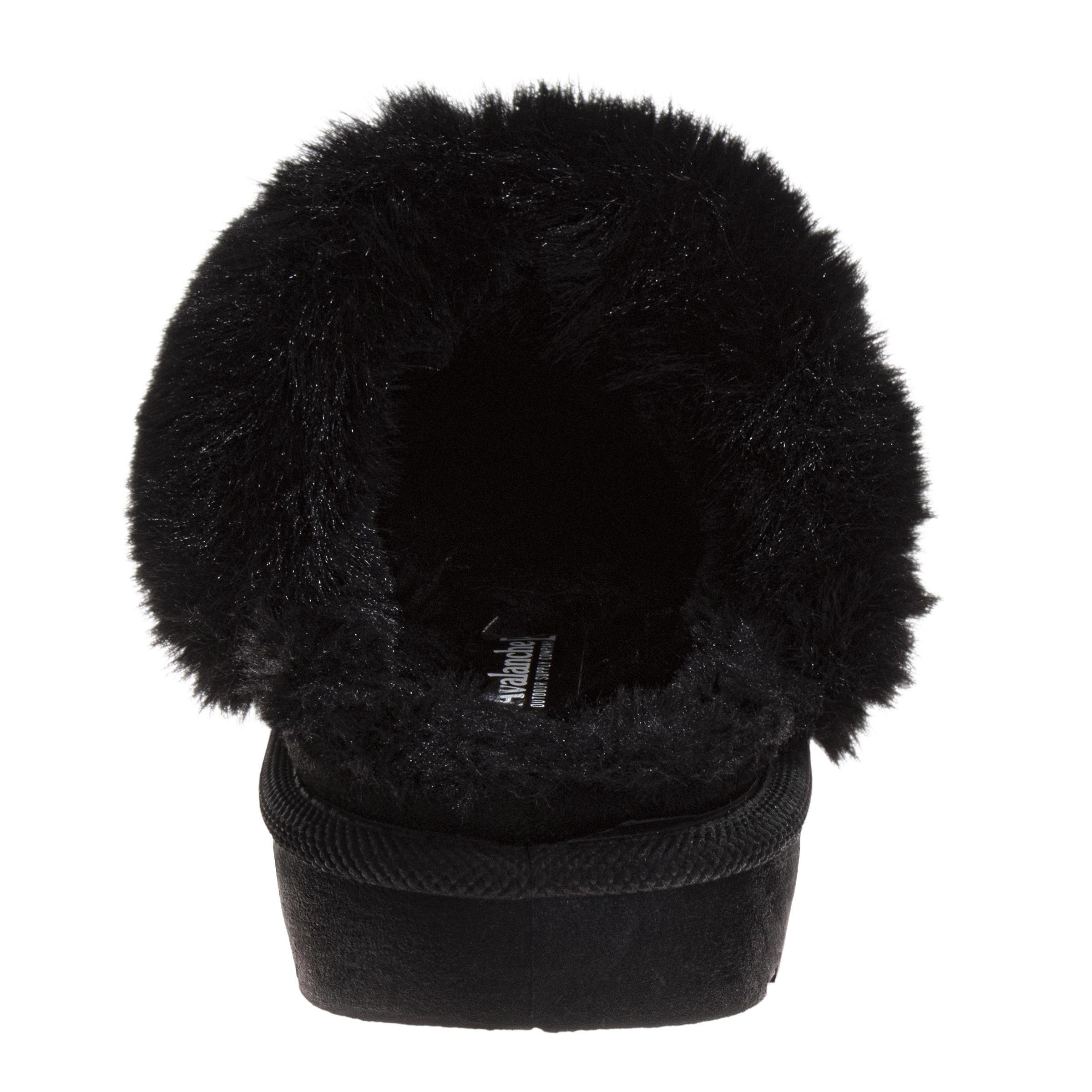 Avalanche Faux Fur "Black" Women's Shoe - BLACK